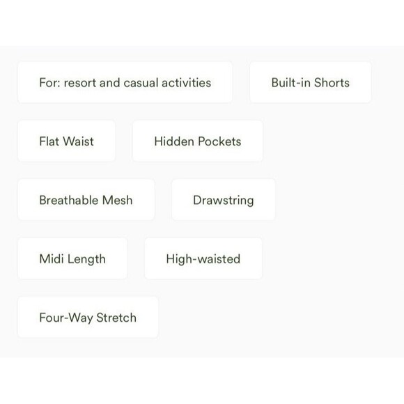 Halara NWT Midi Skirt XL Drawstring Waist Mesh 2-in-1 Flowy - Picture 12 of 12